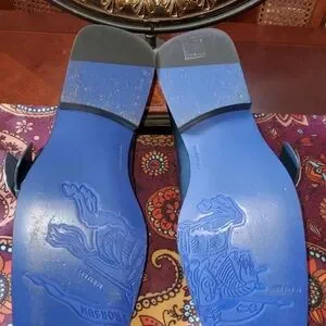 Burberry Blue Loafers Modern Slip-Ons Burberry | Shoes | Burberry Blue Loafers Modern Slipons  main image 4